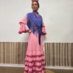 MOD. 5 VOLANTES LISO ROSA CHICLE