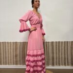 MOD. 5 VOLANTES LISO ROSA CHICLE - Imagen 3