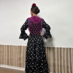 MOD. MARIA VOLANTITOS, NEGRO DE LUNARES BASICO - Imagen 2