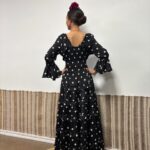 MOD. MARIA VOLANTITOS, NEGRO DE LUNARES BASICO - Imagen 4