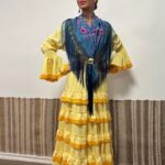 MOD. MARIA VOLANTITOS LISO AMARILLO