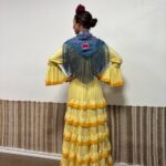 MOD. MARIA VOLANTITOS LISO AMARILLO - Imagen 3