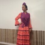 MOD. MARIA NARANJA LUNARES CON ENCAJE DE BOLILLO BUGANVILLA
