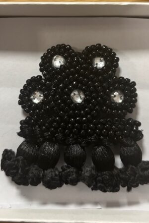 BROCHE ALAMAR PUERTA GRANDE NEGRO