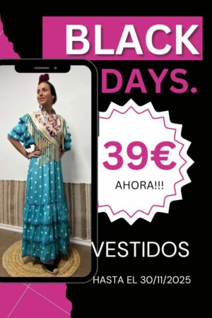 2. MOD. 3 VOLANTES CON LUNARES Y ENCAJE DE BOLILLO, (16 COLORES) AHORA 39€(BLACK DAYS)