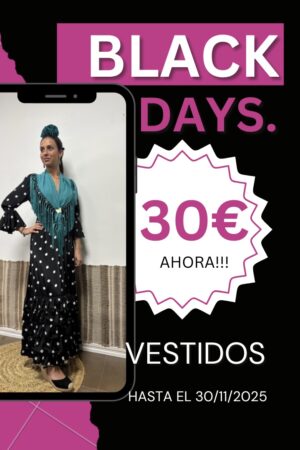 6. MOD. 5 VOLANTES BASICO CON LUNARES, AHORA 30€, (16 COLORES)