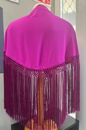 Mantoncillo liso de Crespón Buganvilla