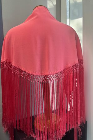 Mantoncillo liso de Crespón Coral