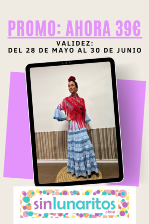 2.2 MOD. MARIA VOLANTITOS LISO CON ENCAJE DE BOLILLO, (6 COLORES)